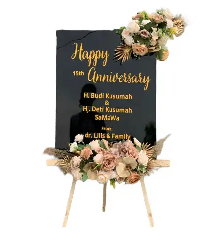 Papan Bunga Akrilik Yuwono